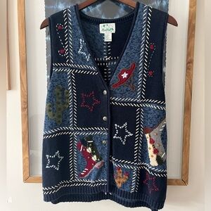 Western Sweater Vest | The Quacker Factory